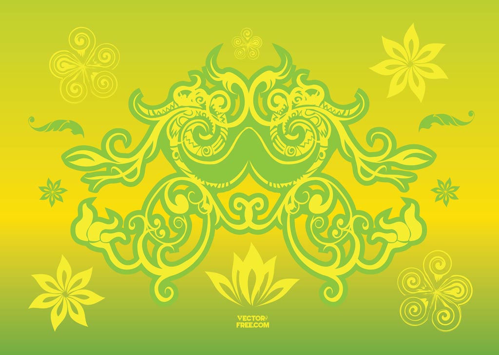 Flower Design Elements