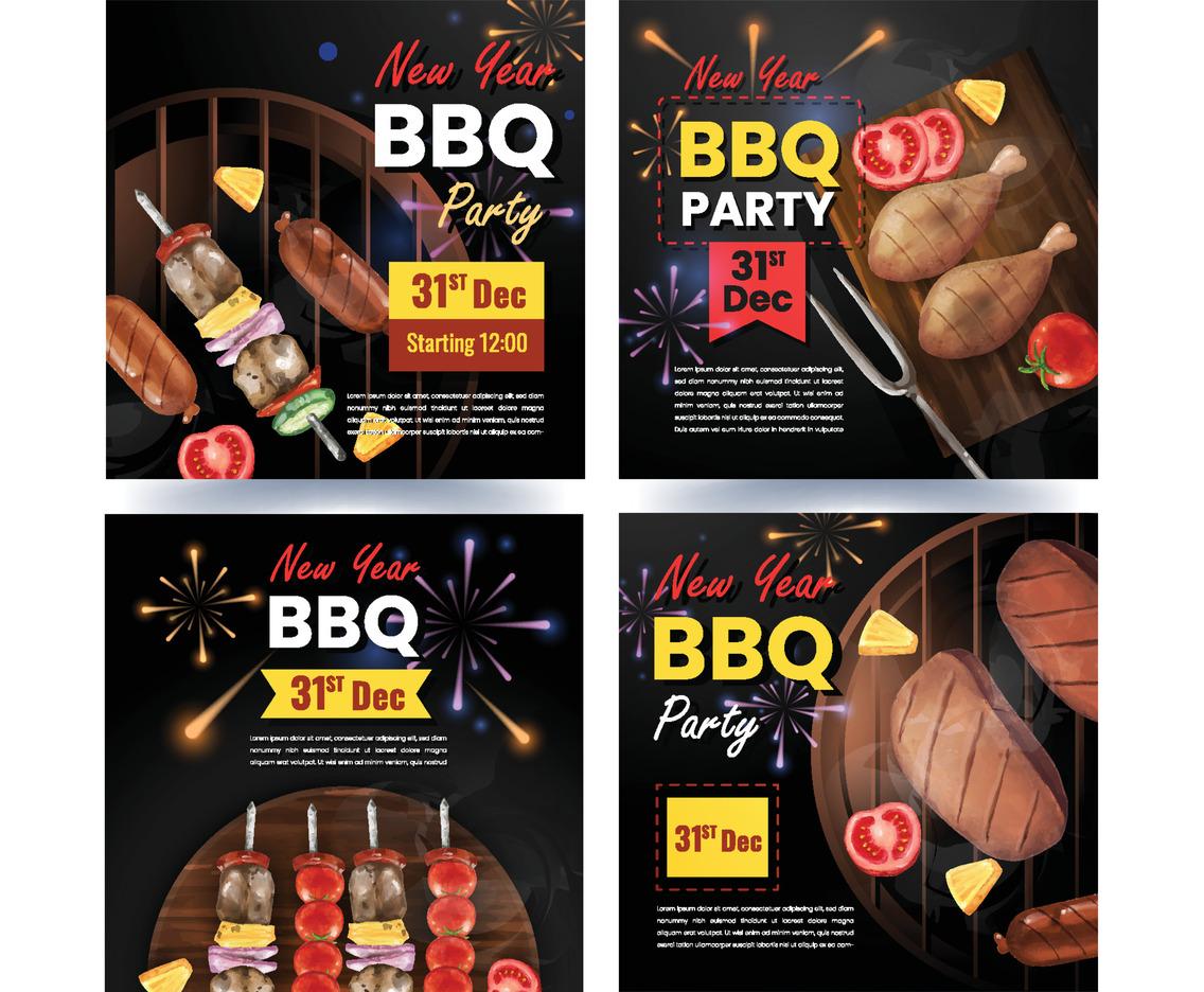 BBQ Social Media Invitation Post