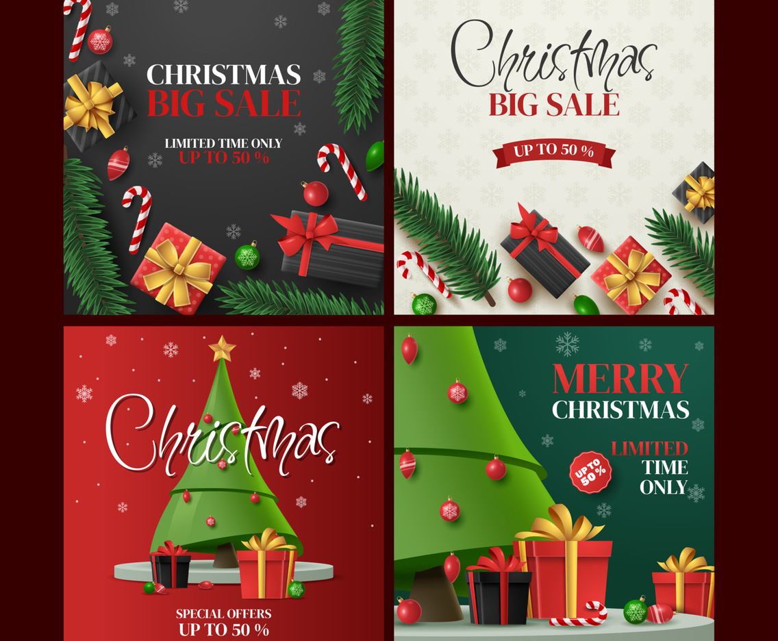 Christmas Sale Social Media Post