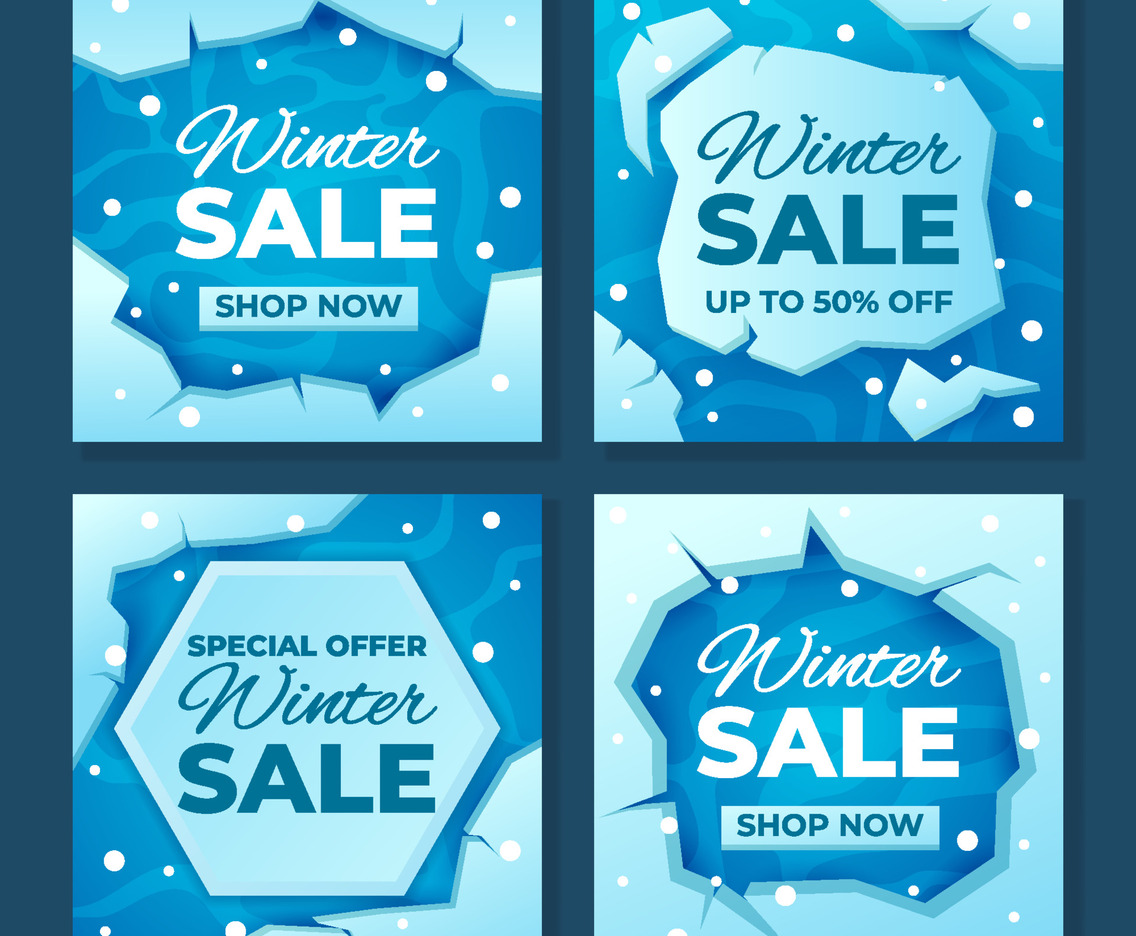Winter Sale Social Media Post