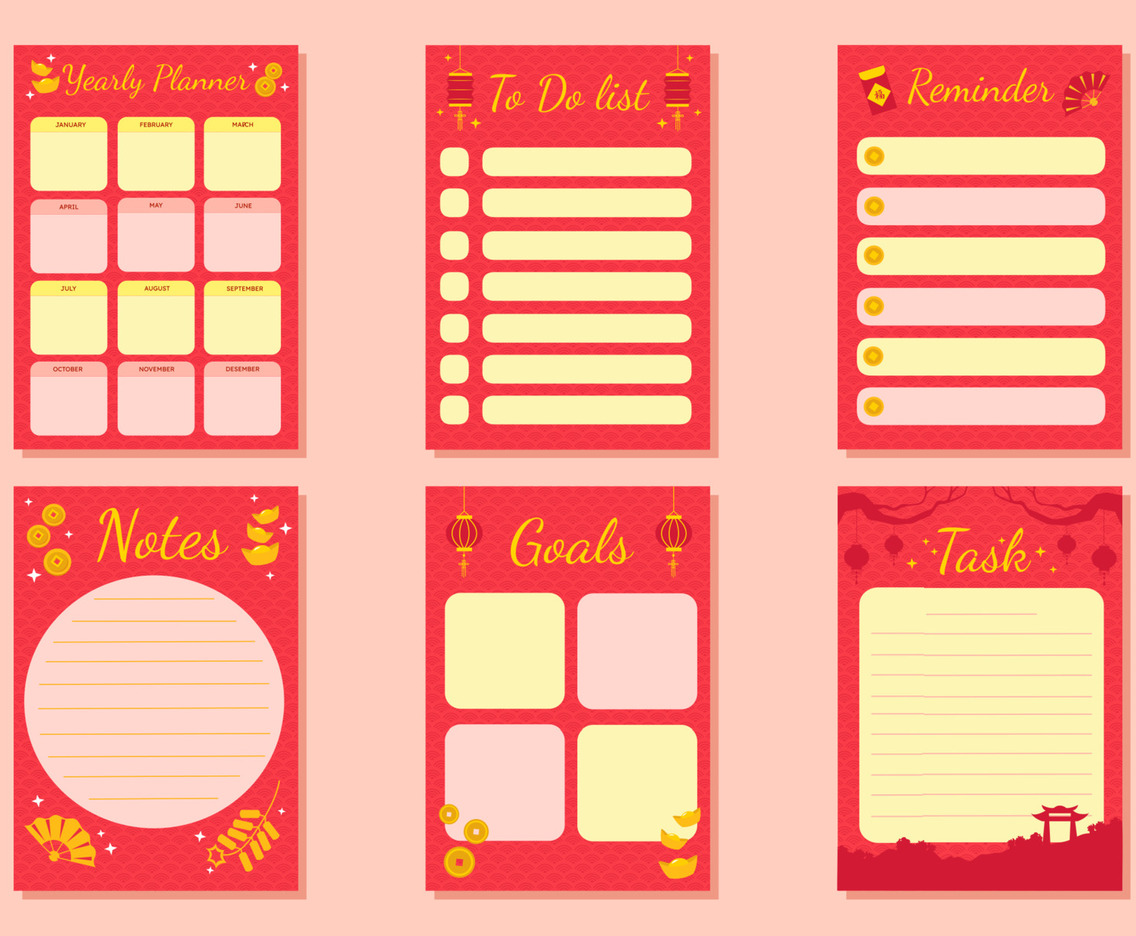 Chinese New Year Journal Set