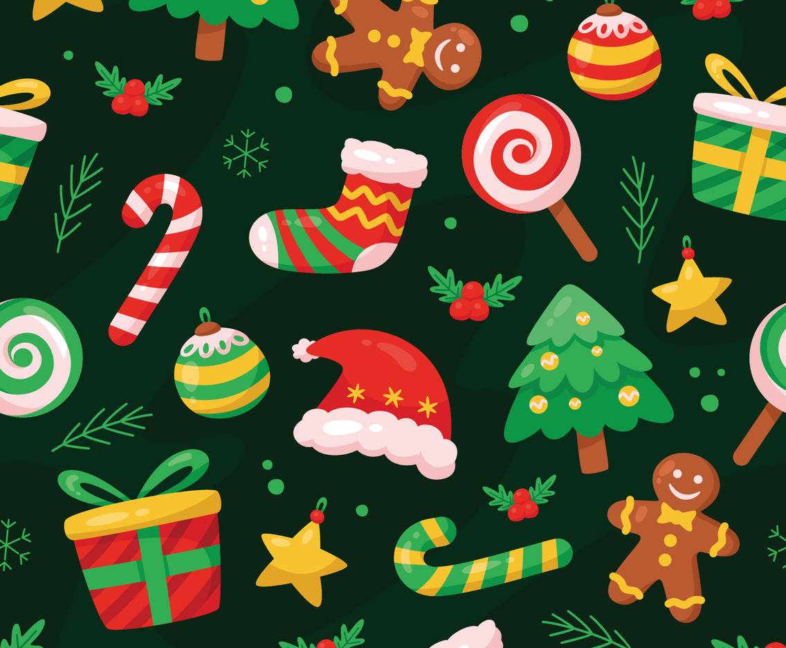 Christmas Seamless Background