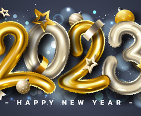 Happy New Year 2023 Concept