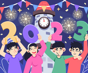2023 New Year Countdown with Friends