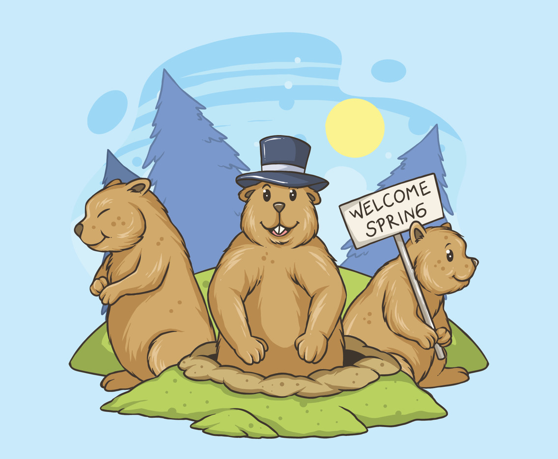 Groundhog Day Events With Cute Groundhog