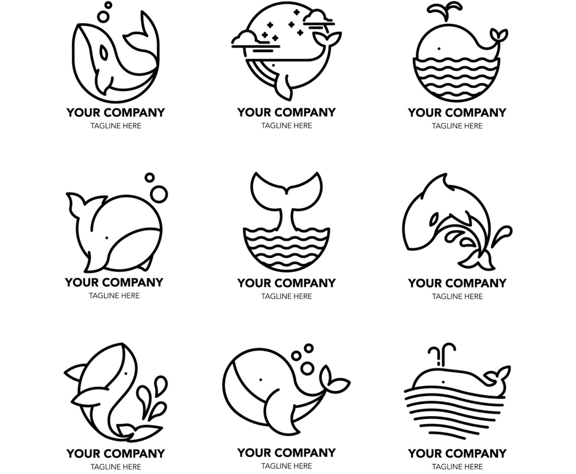 Whale Logo Collection
