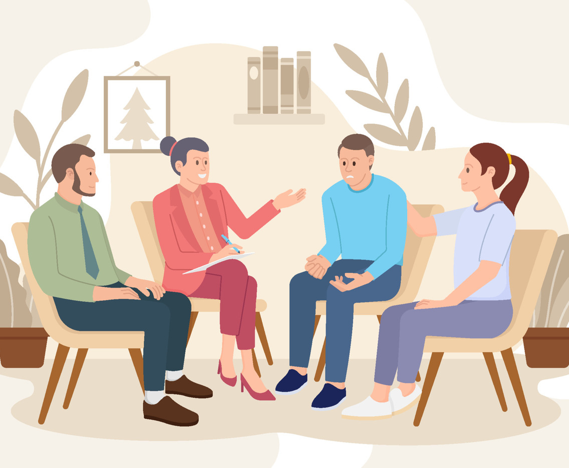 Group Counseling Session Activity Concept
