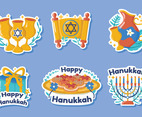 Happy Hanukkah Stickers Set