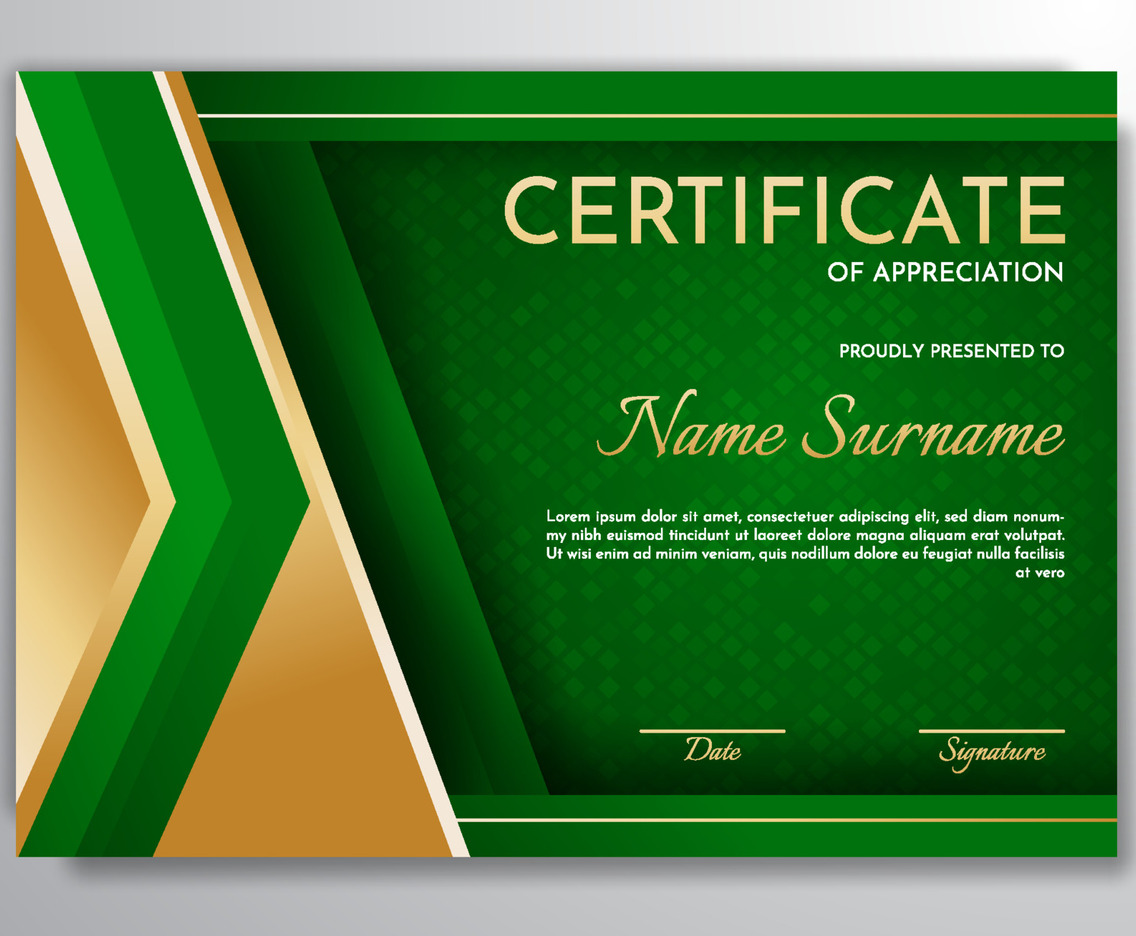 Certificate of Appreciation Template