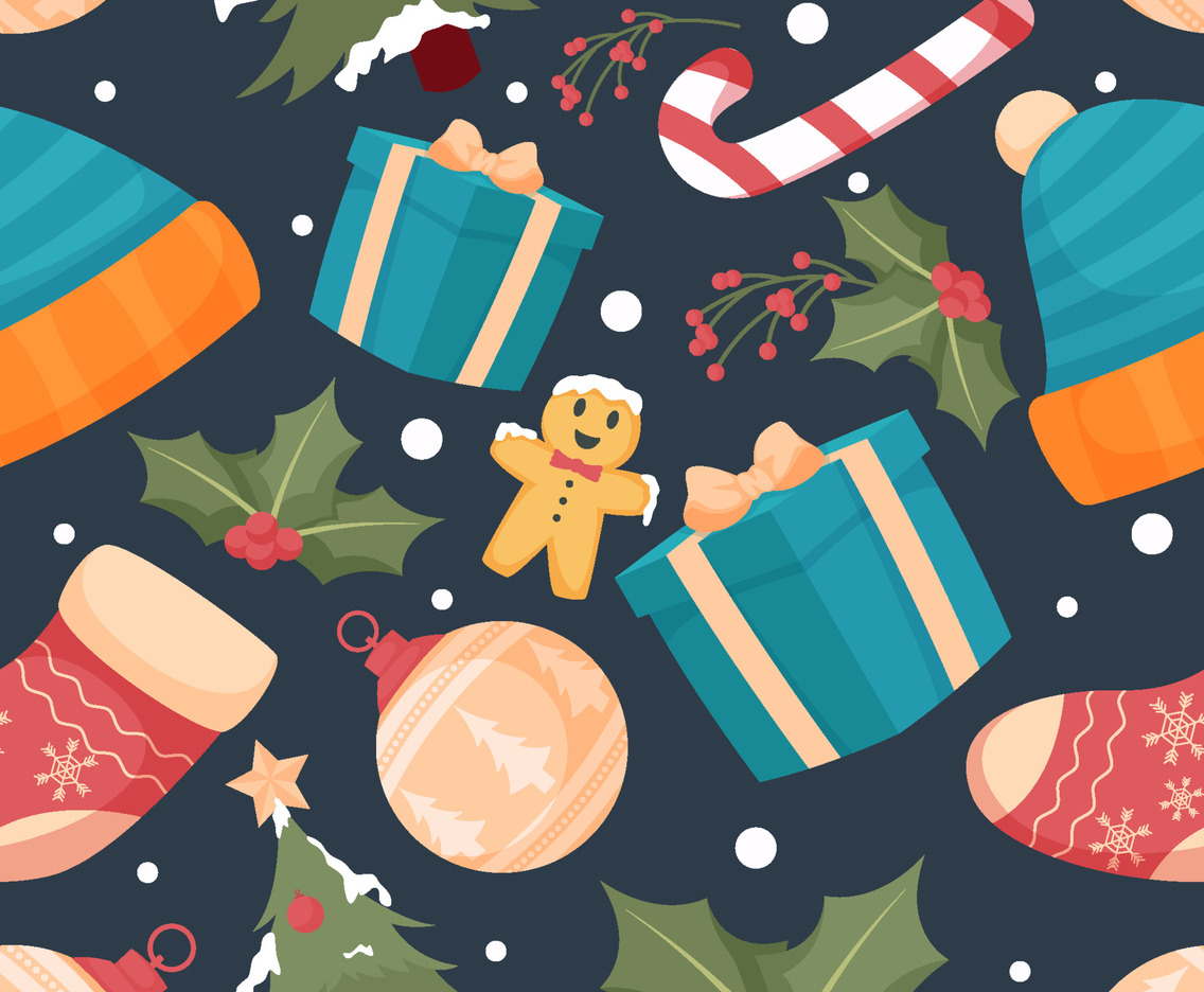 Seamless Christmas Background