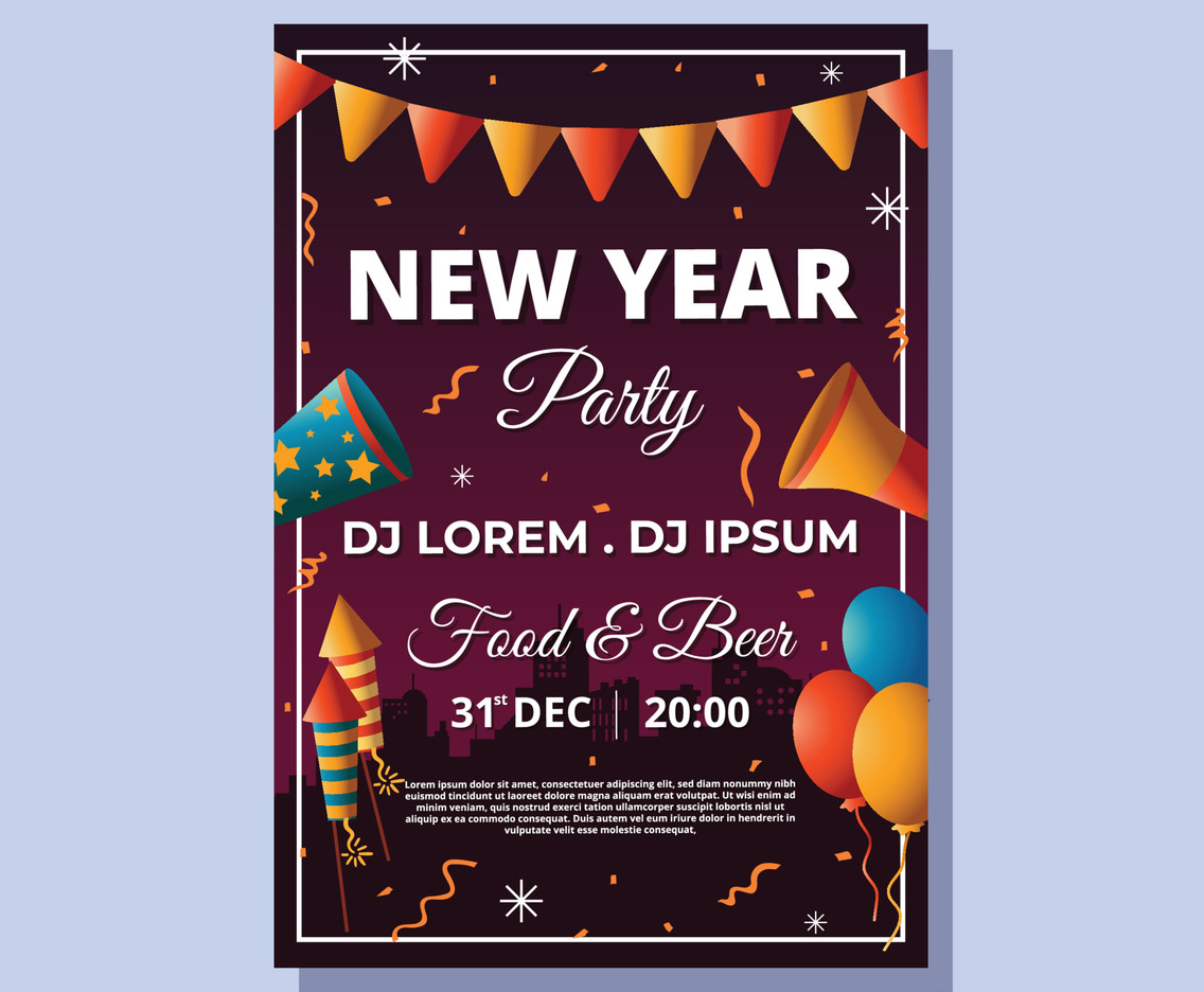 New Year Party Poster