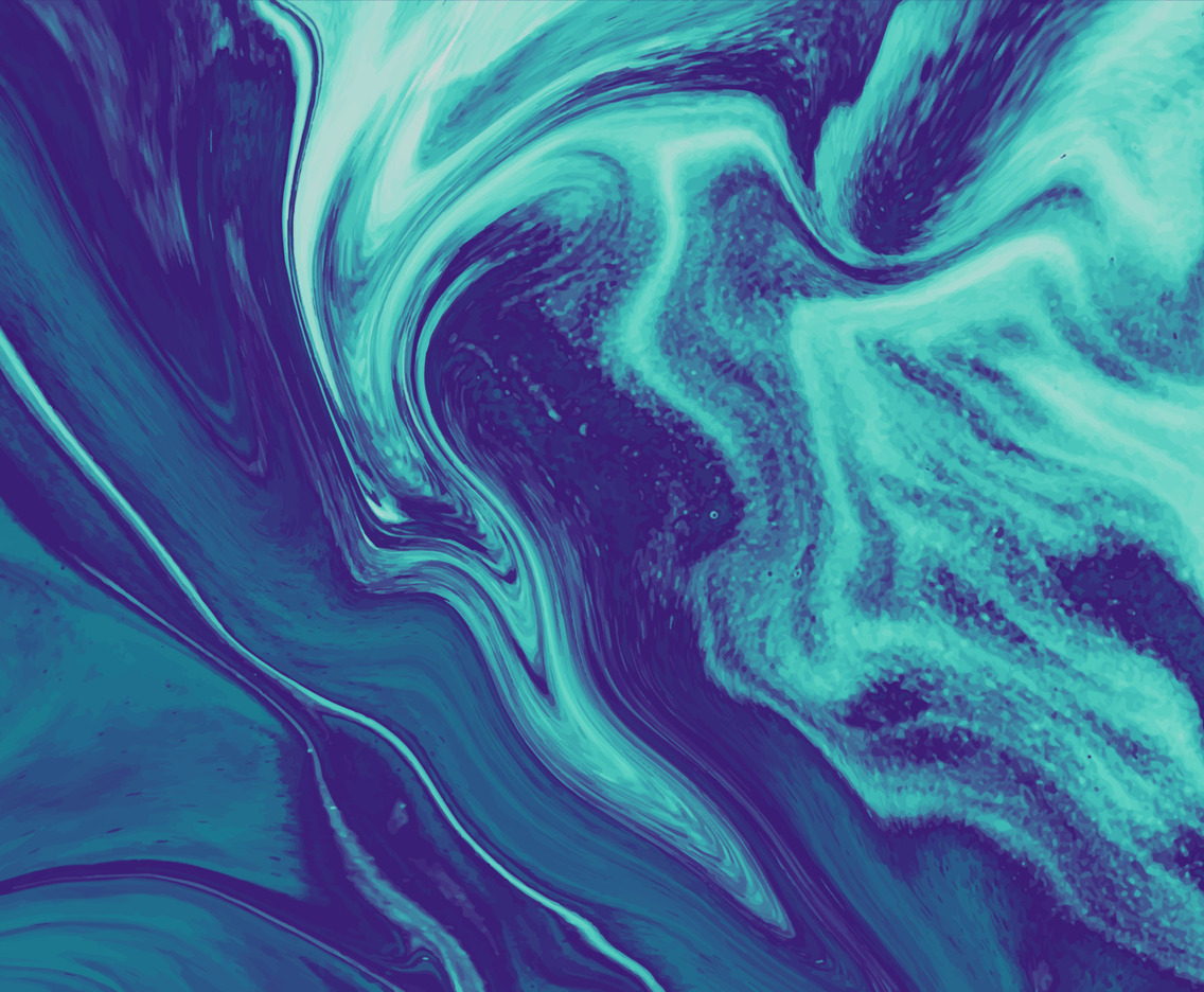 Elegant Blue Ocean Deep Pastel Marble Template