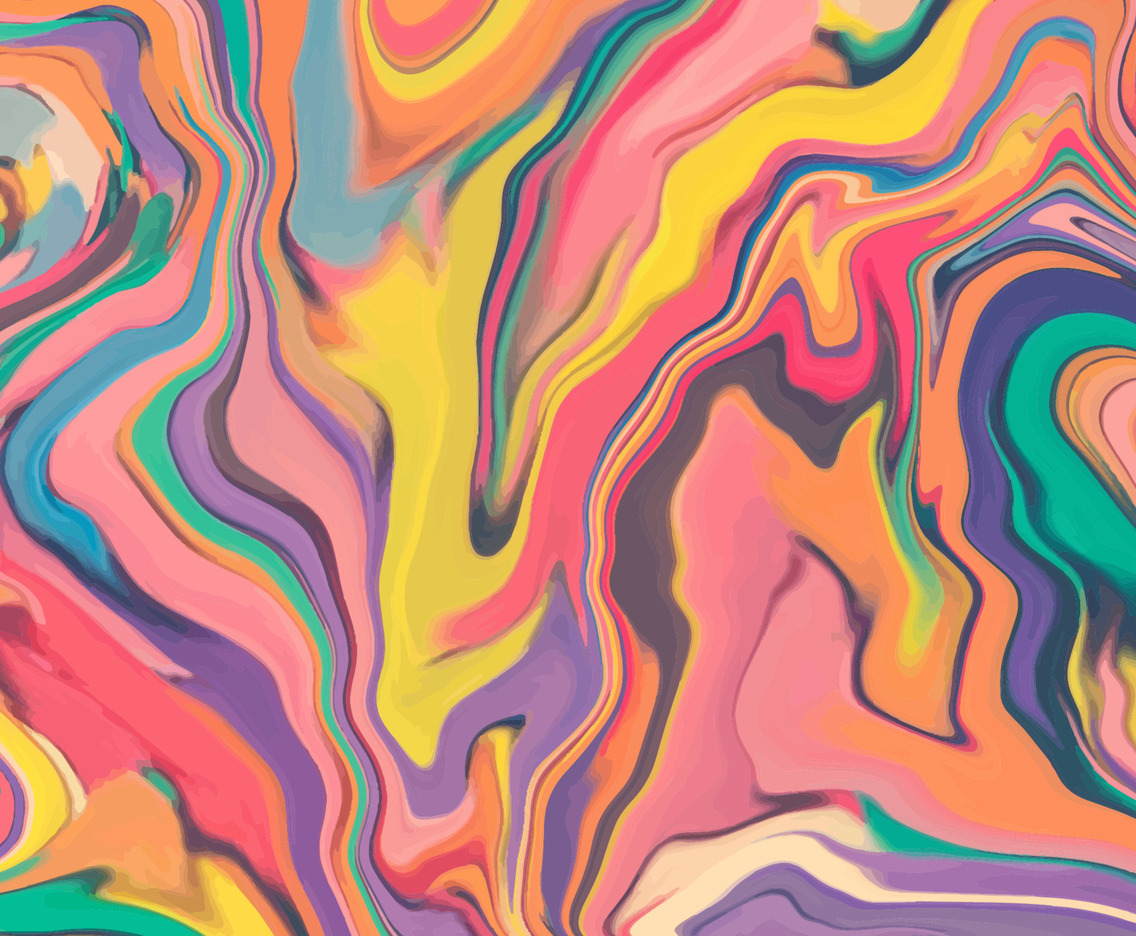Inkscape Deep Pastel Abstract Background