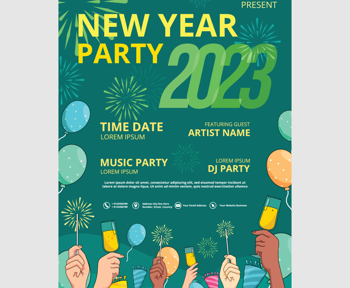 New Year Festivity 2023 Poster