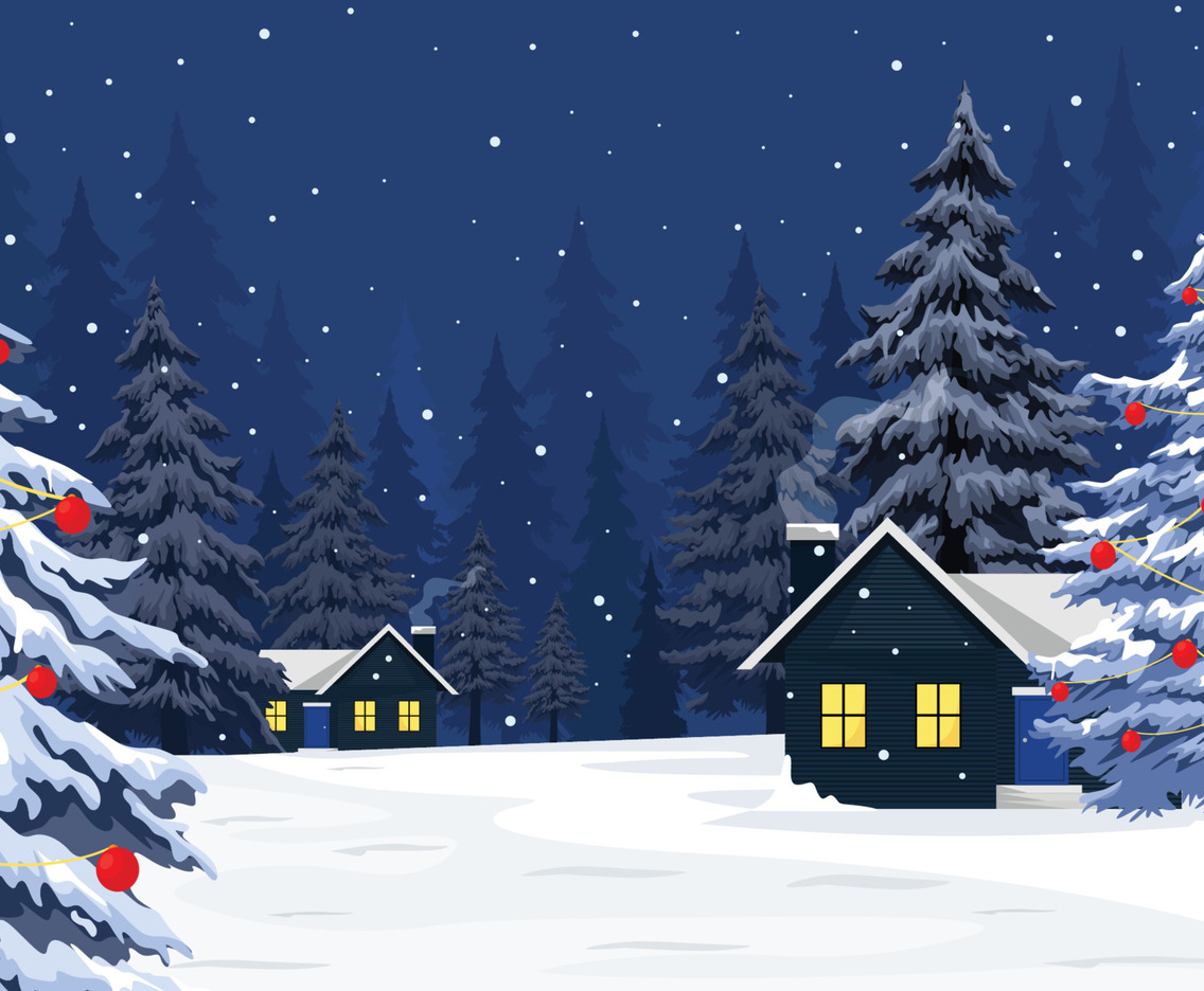 Winter Christmas Background