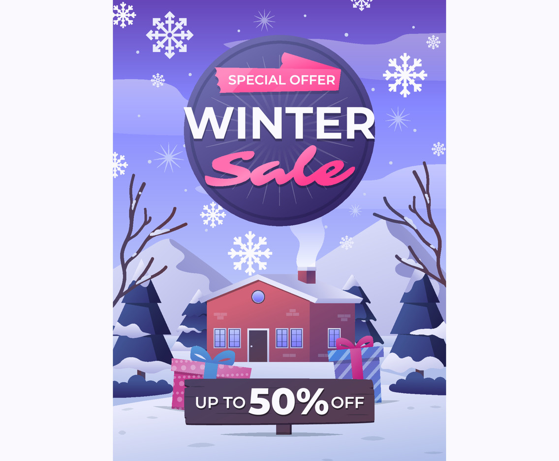 Winter Sale Poster