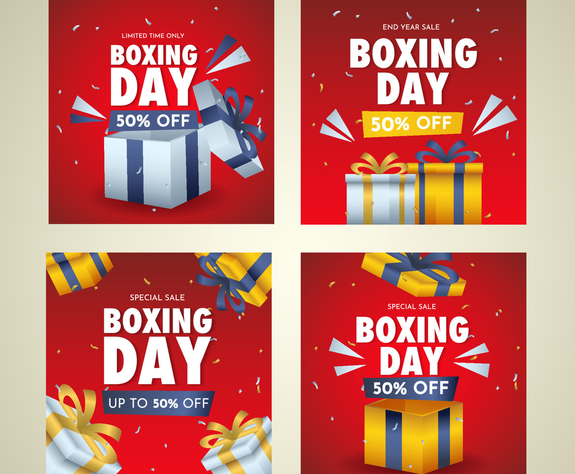 Boxing Day Social Media Post Template