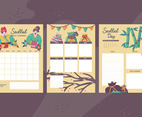 Seollal Celebration Journal Planner Pages Template