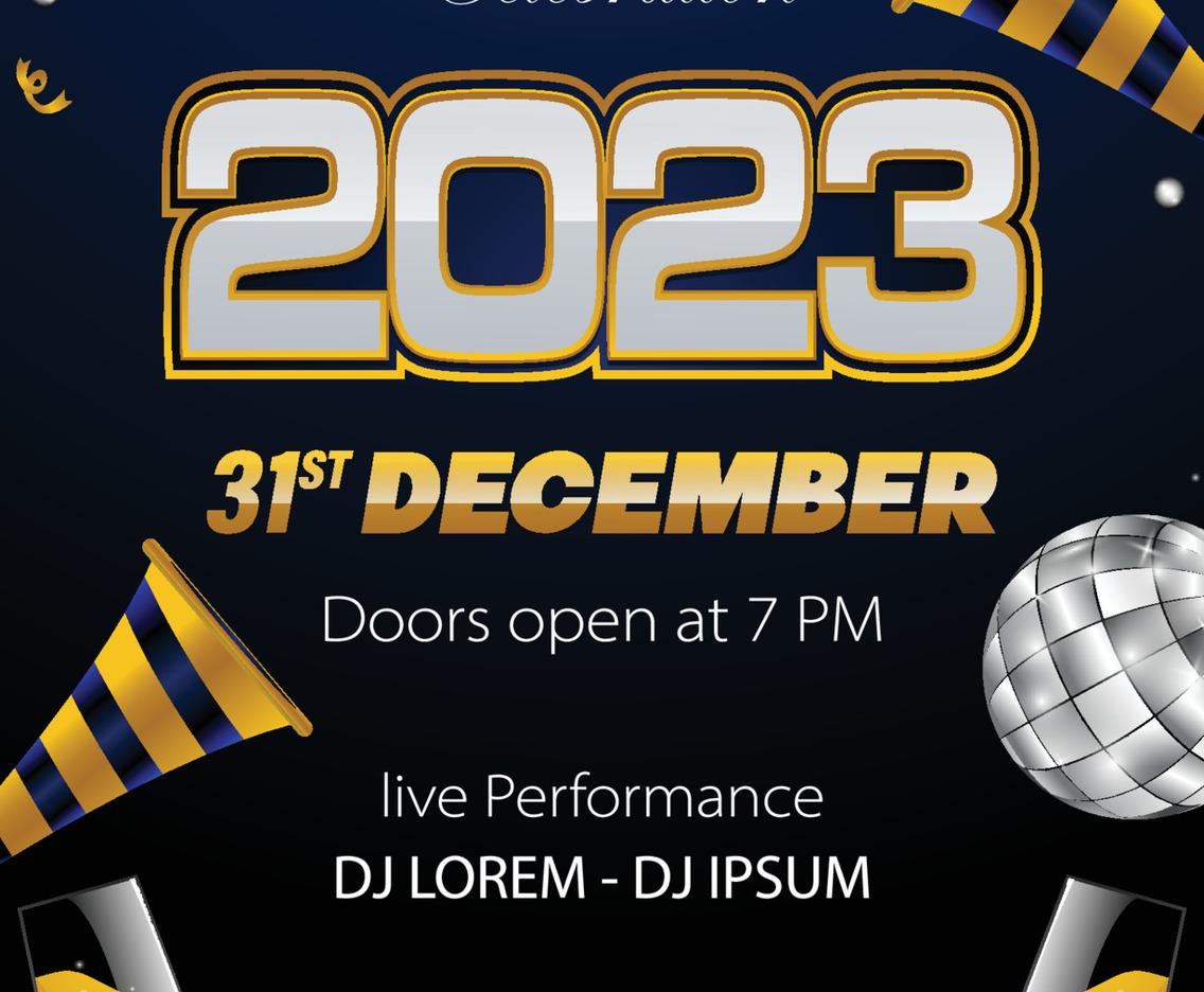 Happy New Year Poster Concept