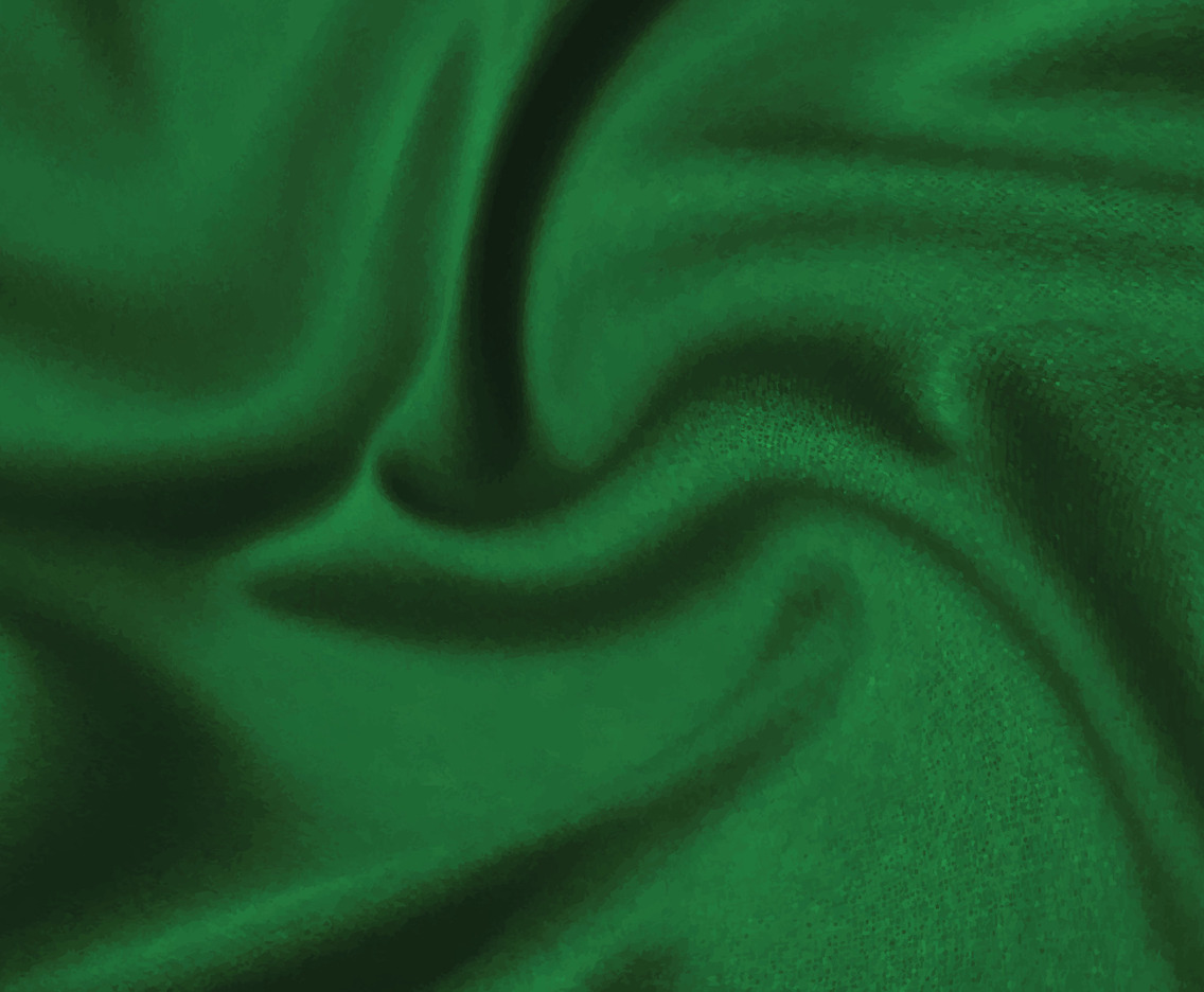 Green Textured Fabric Vector Background