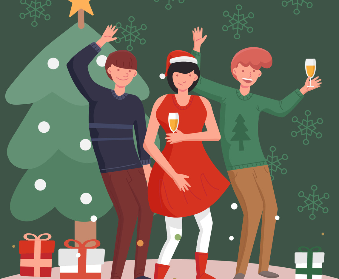 Adult Christmas Party Concept