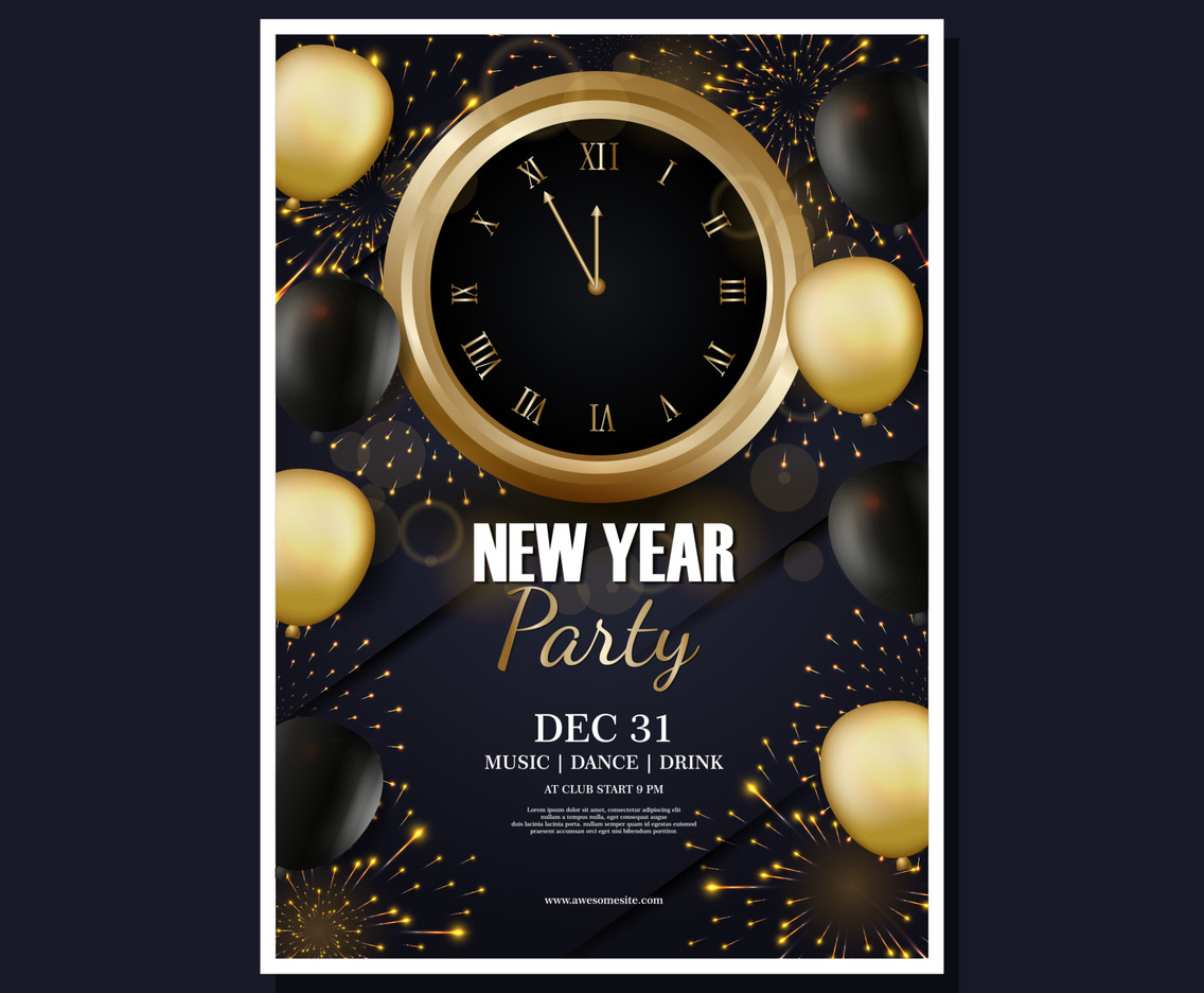 New Year Party Poster