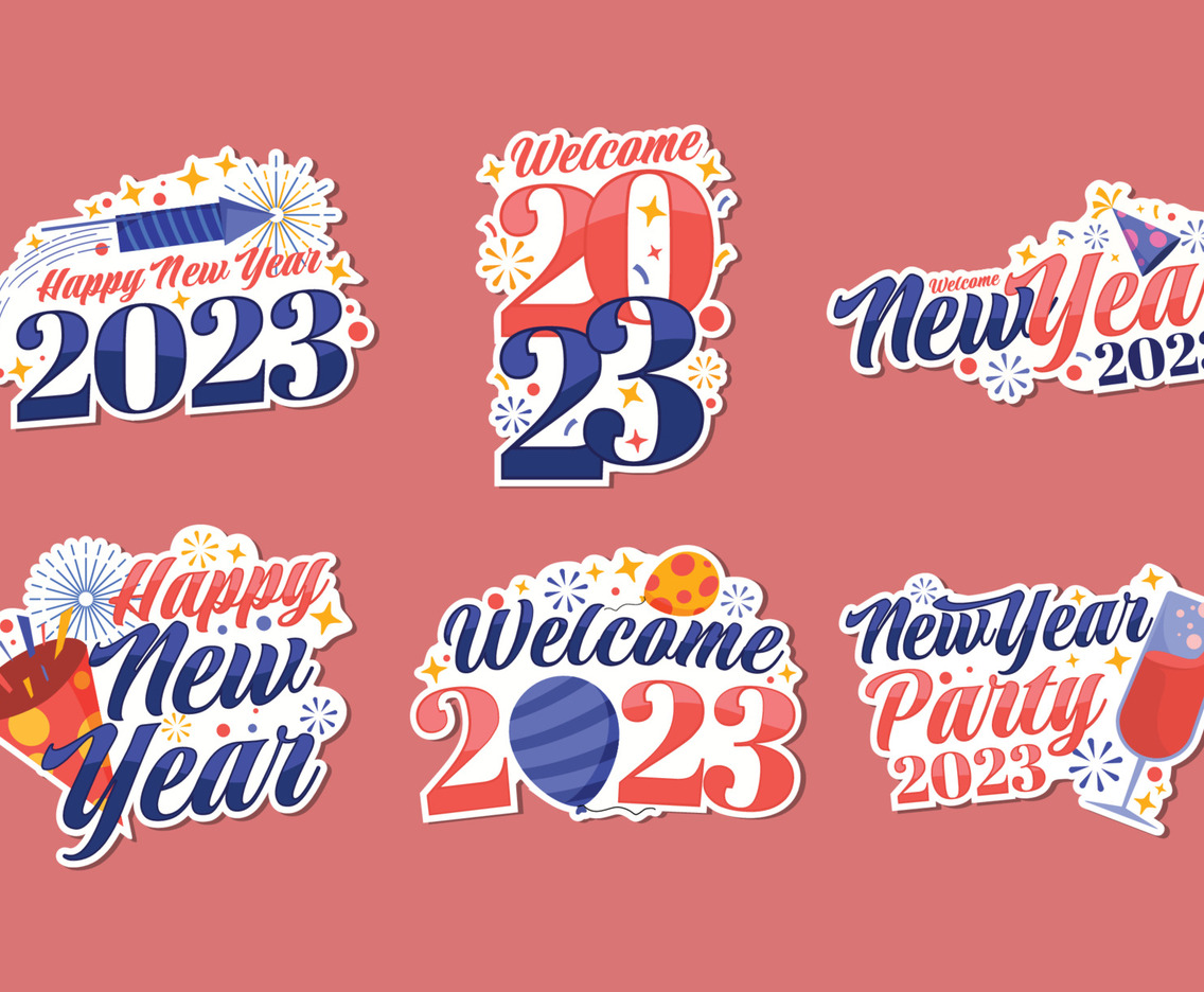 New Year Festivity 2023 Greeting Chat Sticker