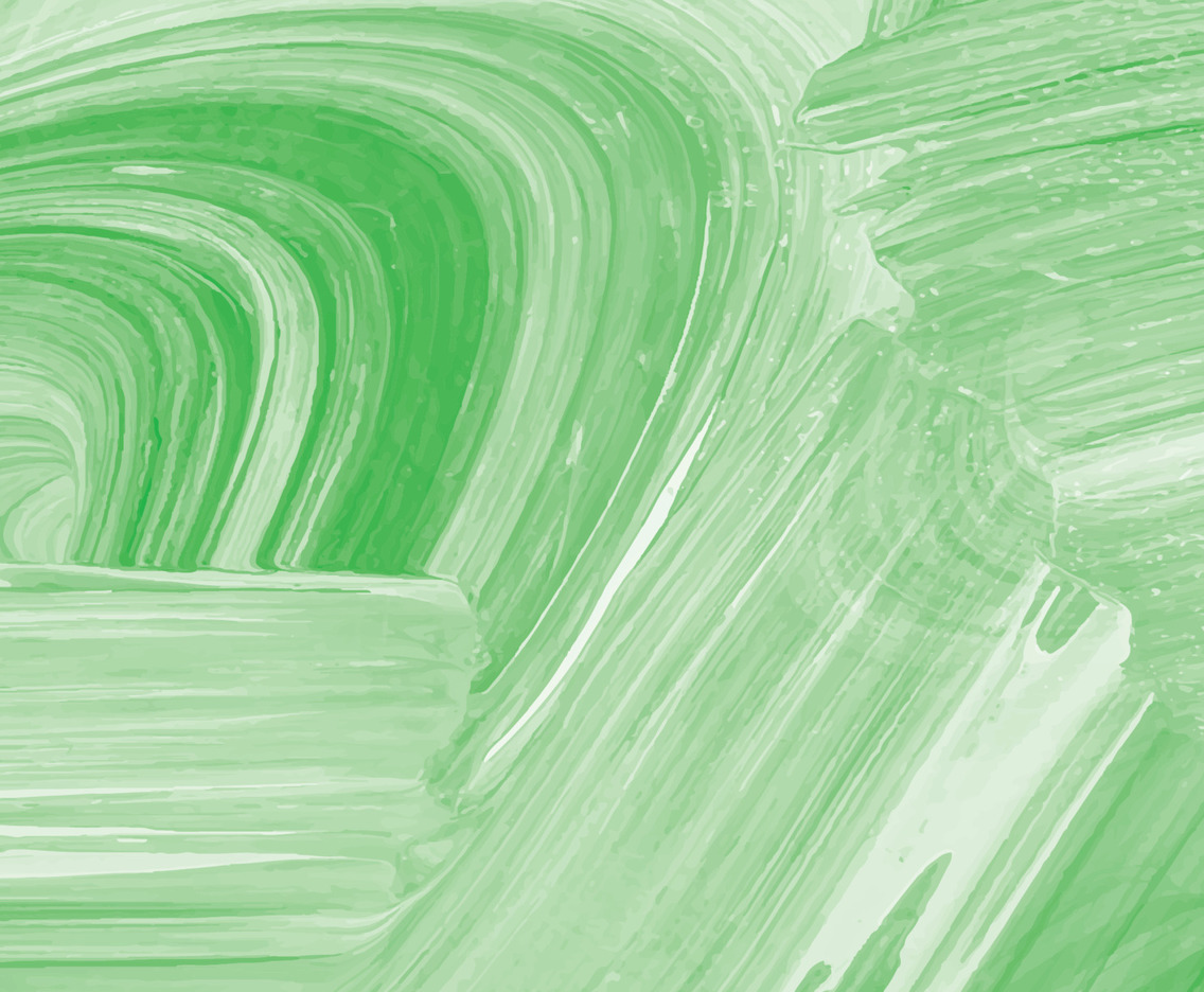 Green Strokes Abstract Background