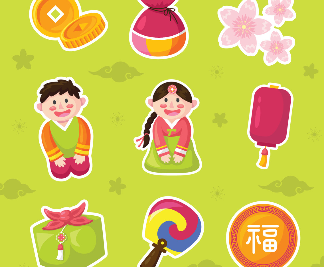 Seolall Sticker Collection in Cartoon Style