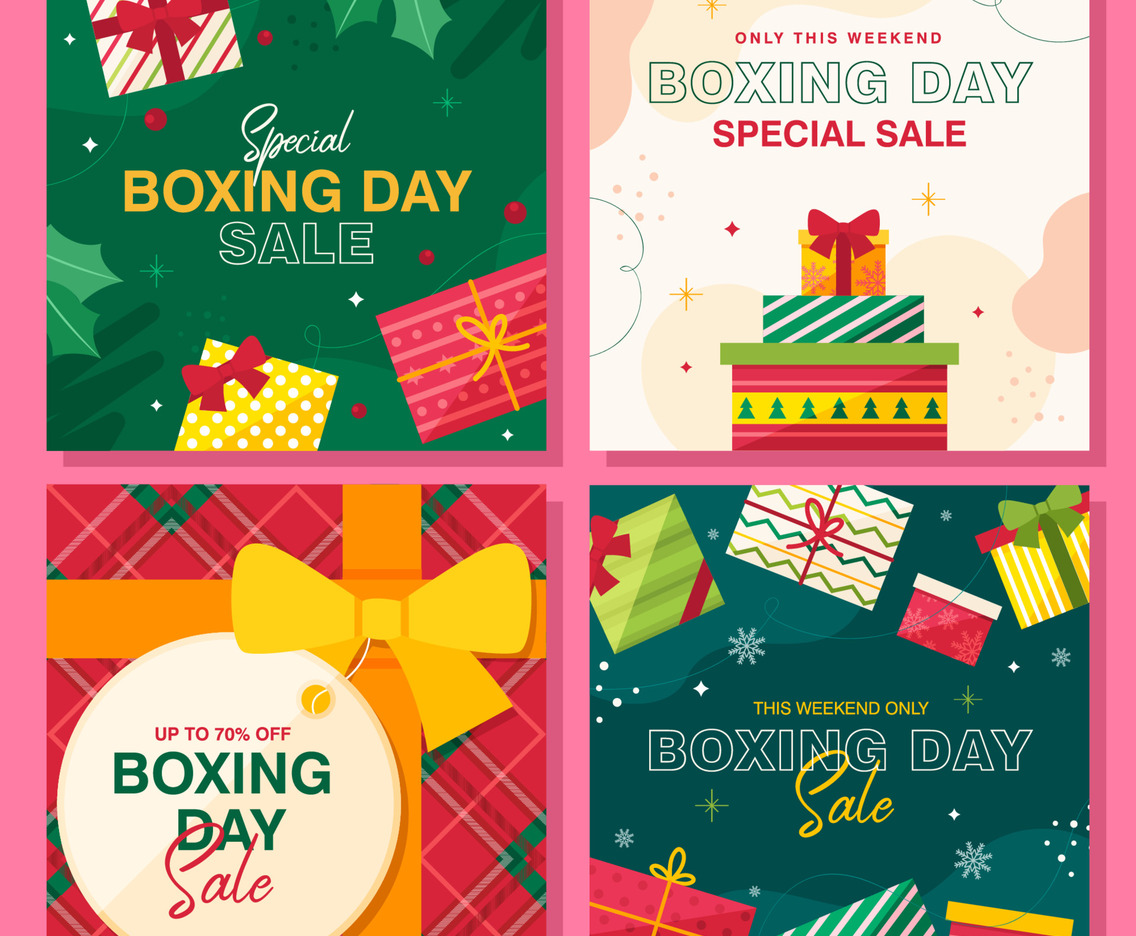 Boxing Day Sale Social Media Post