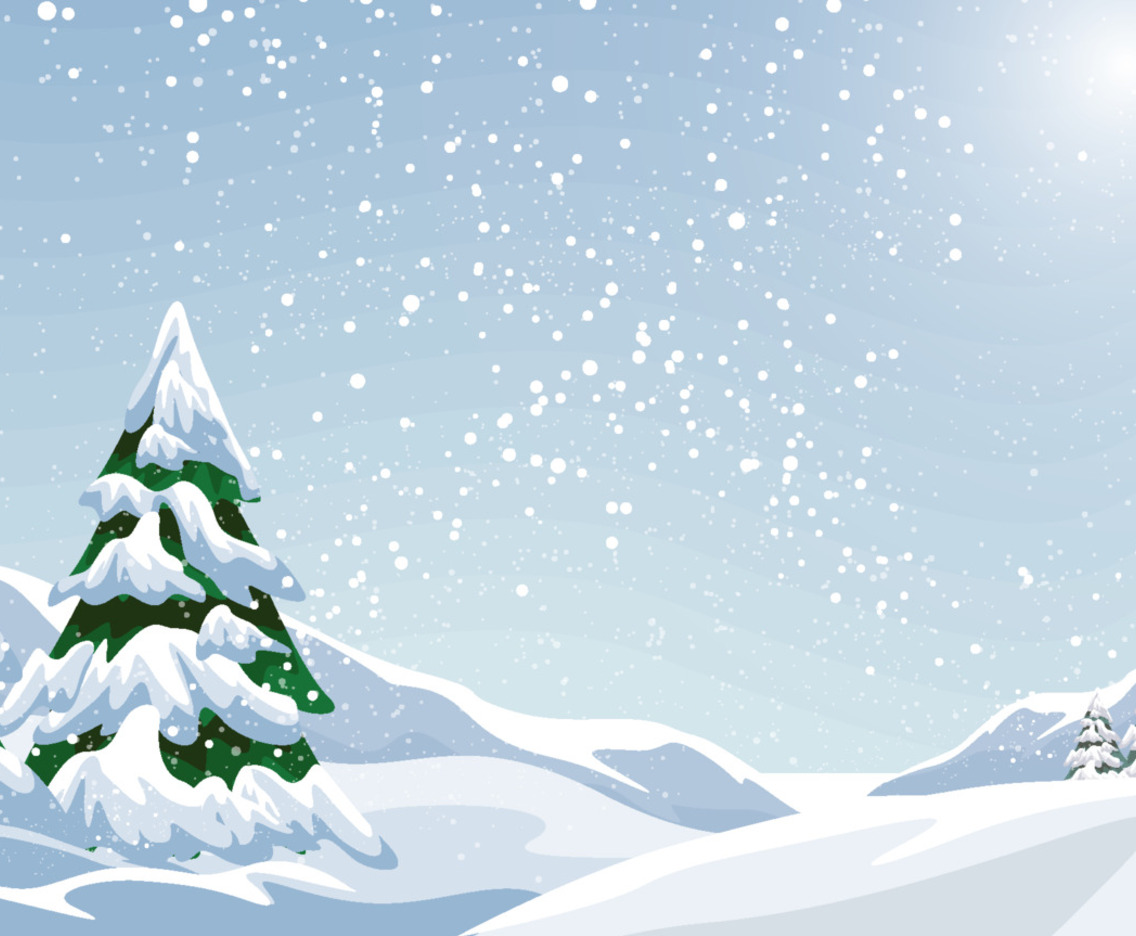 Nature Winter Scenery Landscape Background