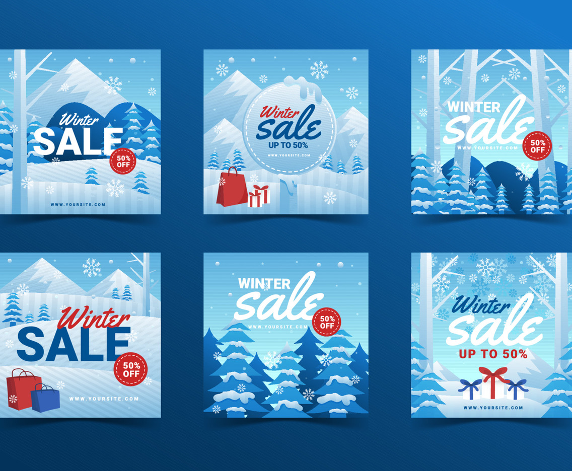 Winter Sale Social Media Post