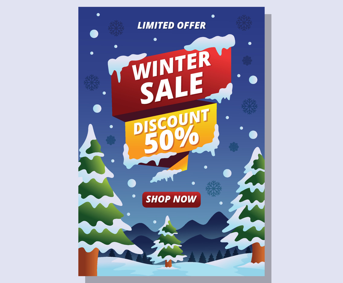 Winter Sale Poster