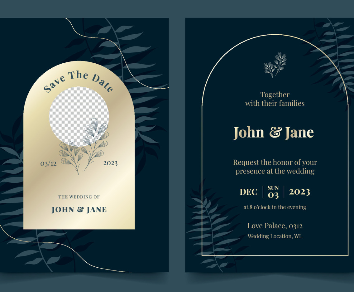 Modern Wedding Invitation Templates