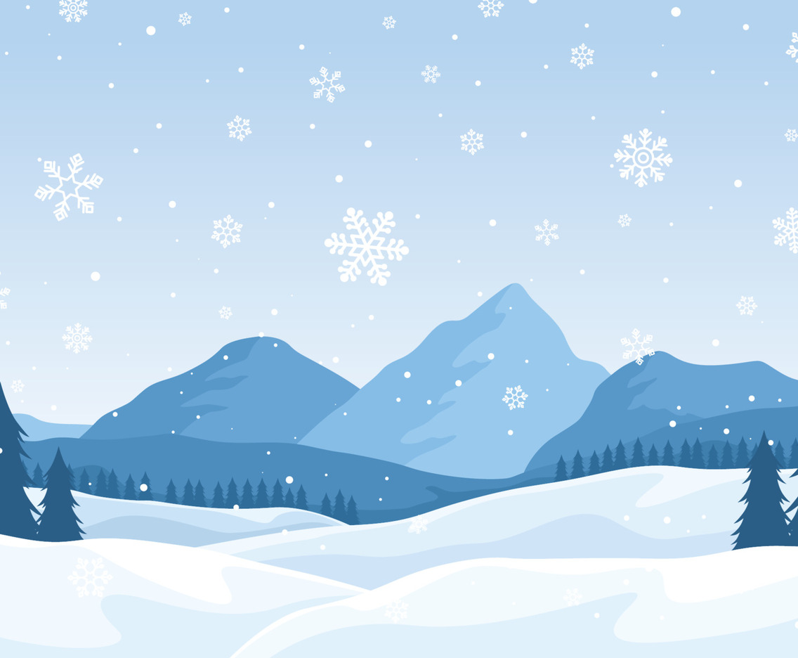 Snowflakes Winter Background