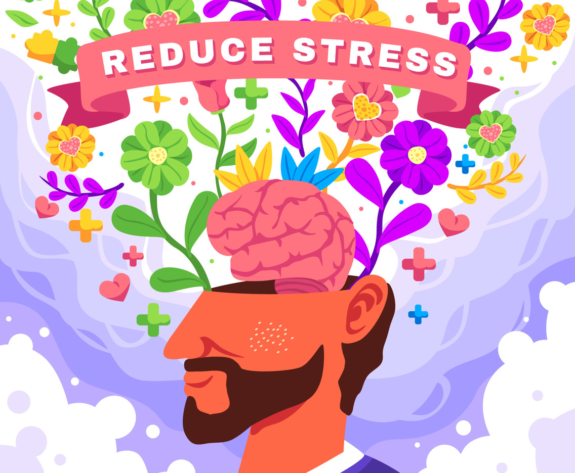 Mental Health Reduce Stress Concept