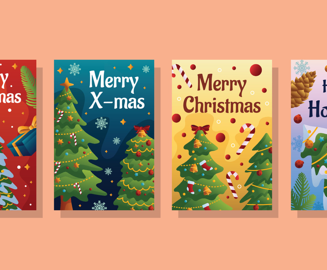 Christmas Tree Greeting Cards