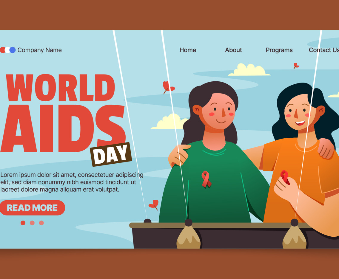 Two Women Celebrate World AIDS Day Landing Page