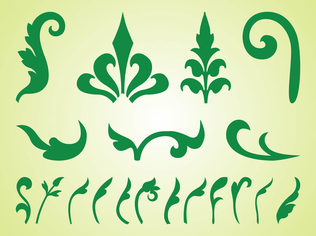 Plant Silhouettes Set