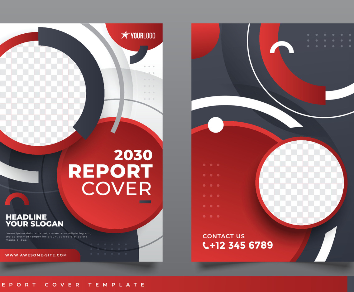 Company Report Cover Template