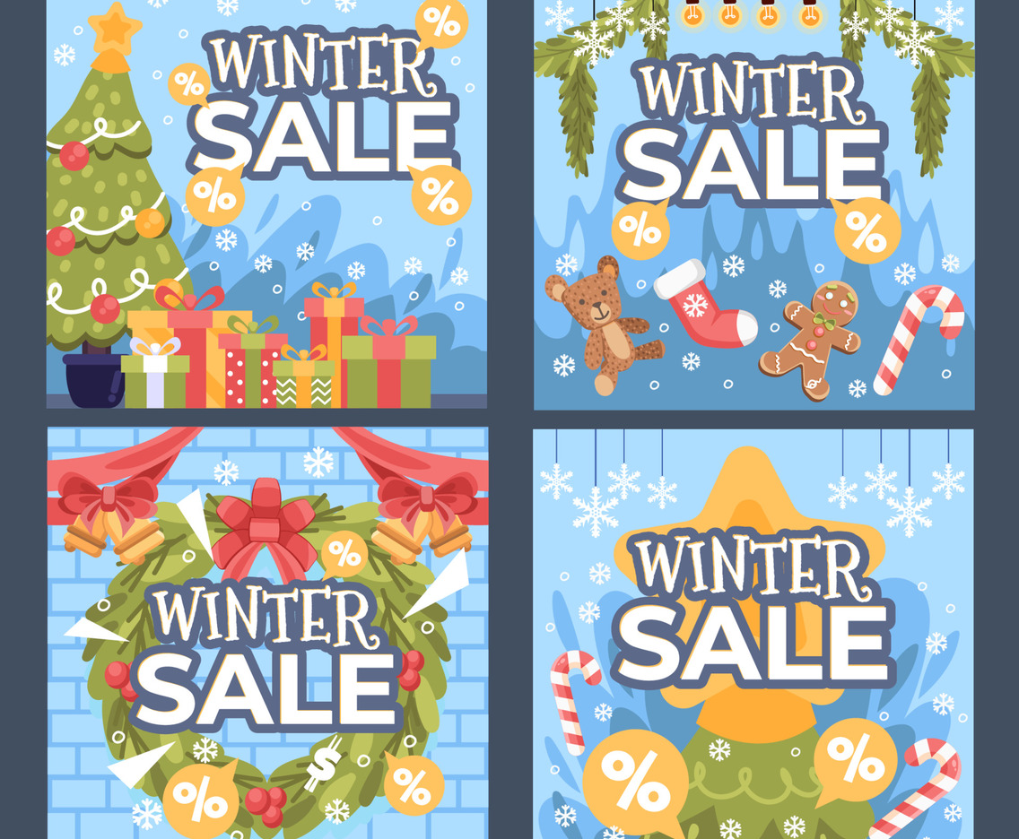Winter Sale Social Media Posts
