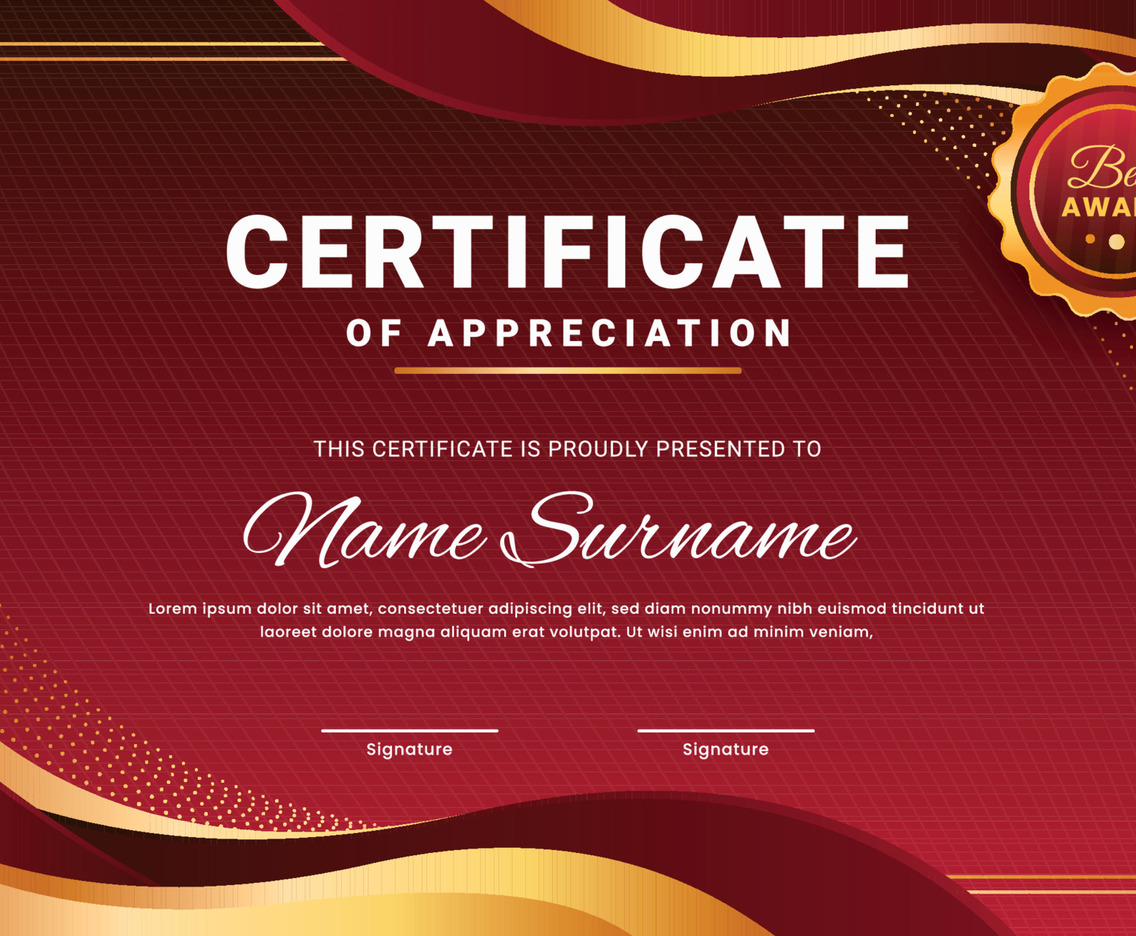 Red Professional Certificate