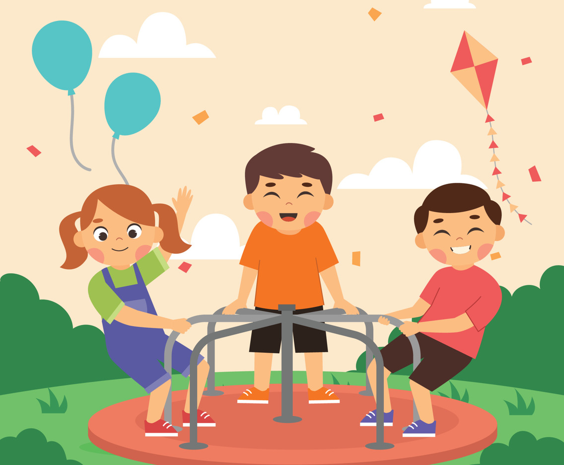 Children Playing In The Park