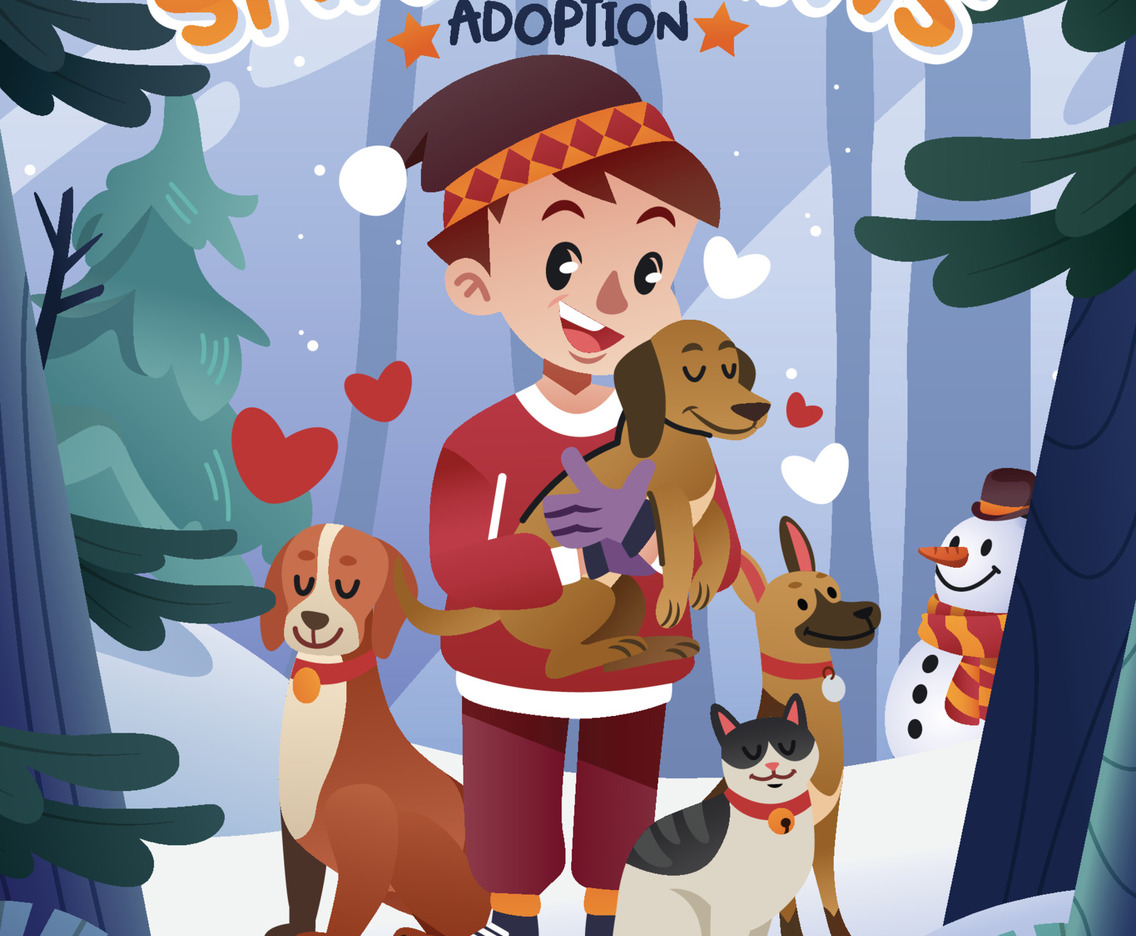 Santa Paws Poster Design