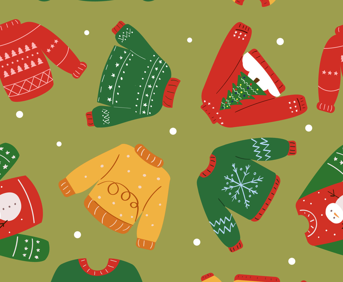 Warm Ugly Sweater For Cold Winter