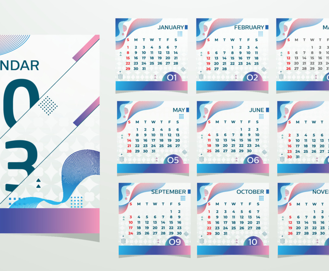 Calendar 2023 Formal Template