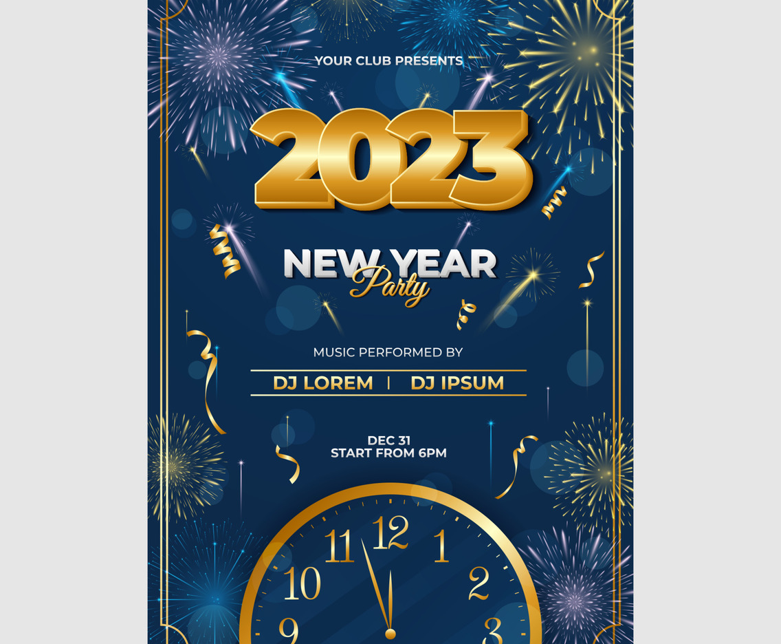 New Year Party Poster