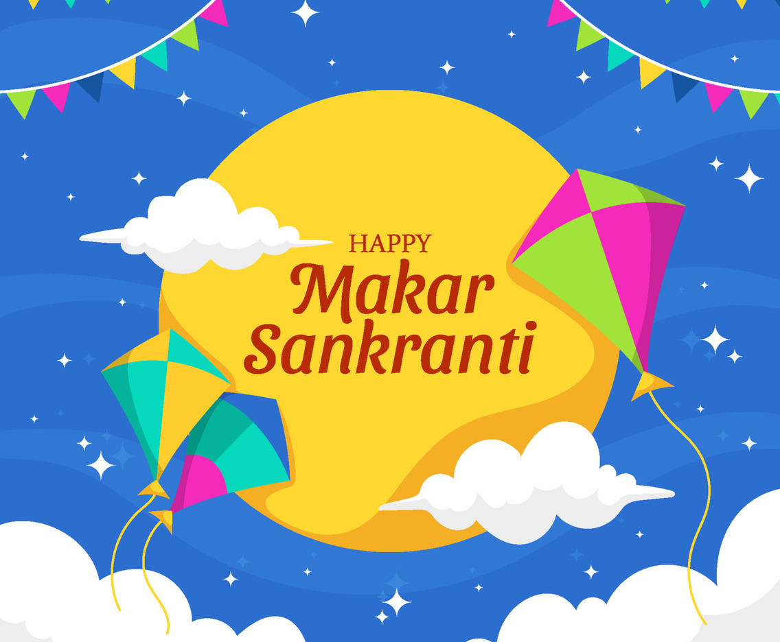 Happy Makar Sankranti Concept
