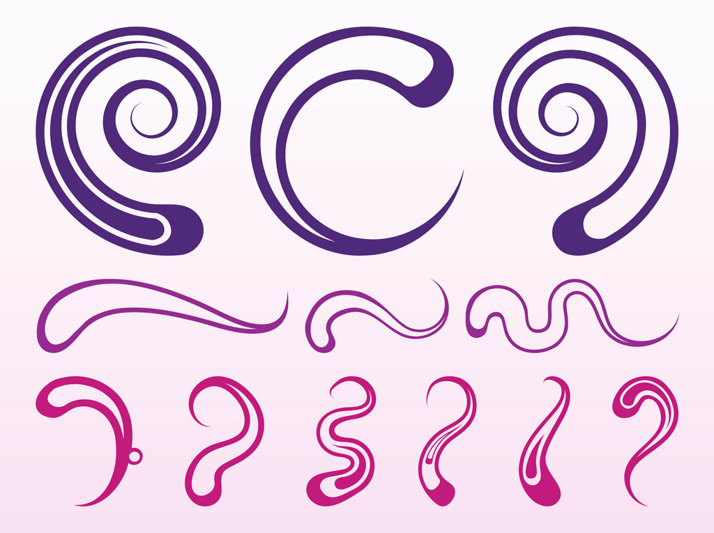 Abstract Swirls And Scrolls