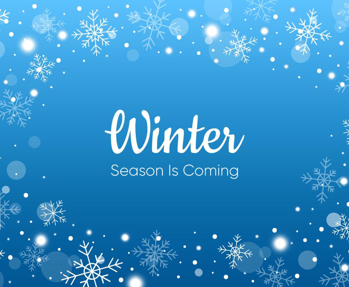 Snow Winter Season Overlay Background